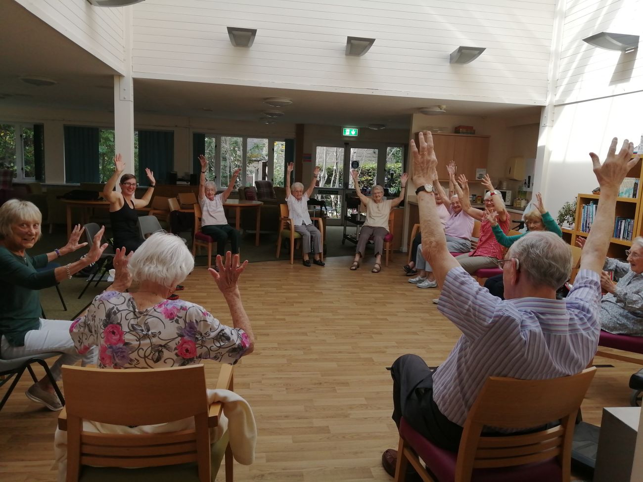 ChairBased Exercise Classes Prove A Hit With Local Residents